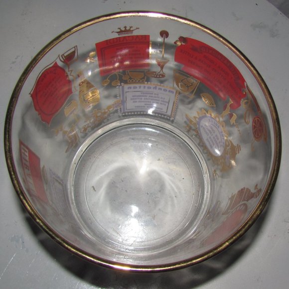 Vintage Jeannette Mid Century Modern Cocktail Bar Set 4 Glasses & Ice Bucket MCM - Picture 10 of 11